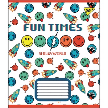 Yes Smiley Fun Times А5 12 Pages Lined School Notebook - buy, prices for NOVUS - photo 4