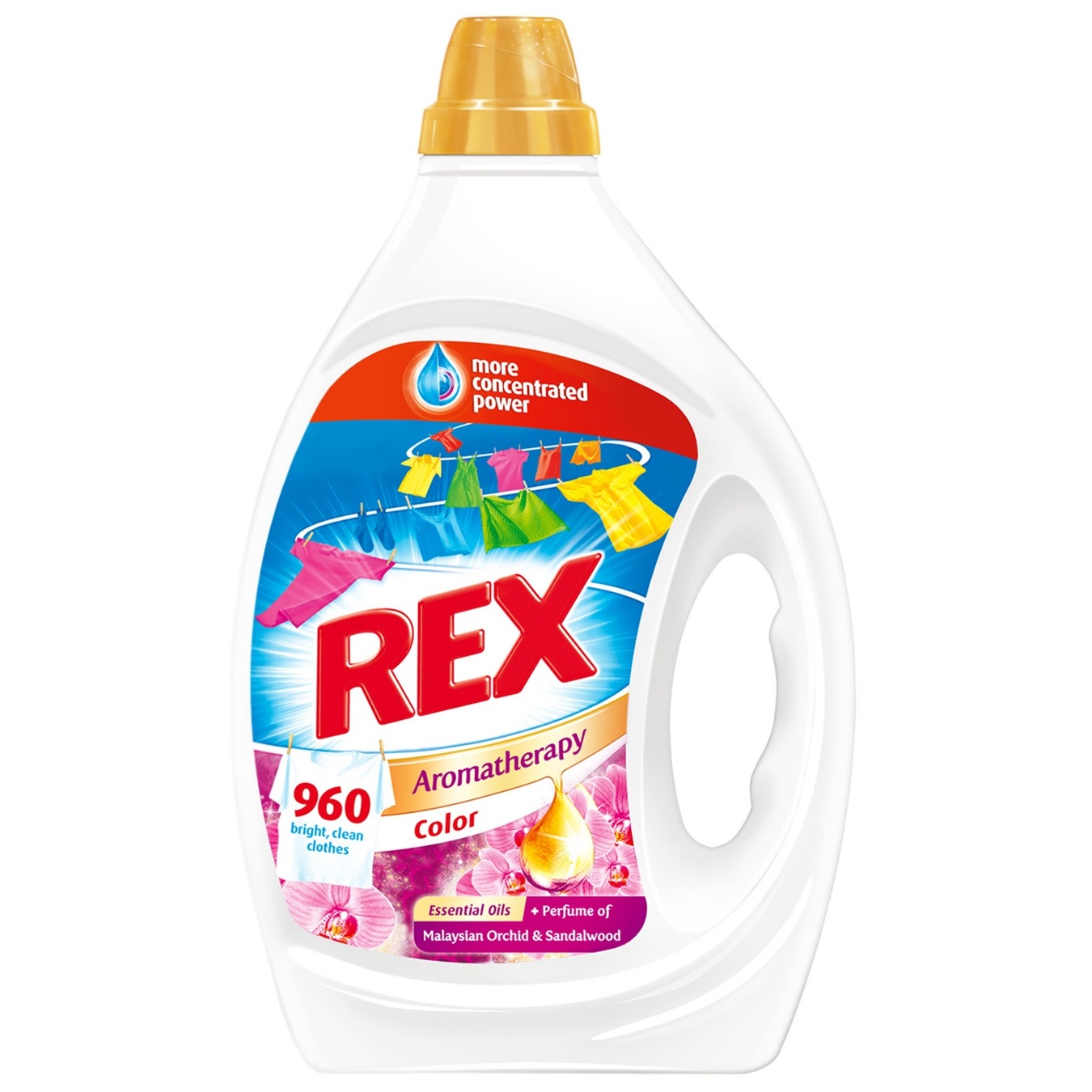 

Гель для стирки Rex Color Малазийская орхидея и сандаловое дерево 2л