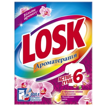 Losk Detergent Malaysian flowers 400g - buy, prices for METRO - photo 1