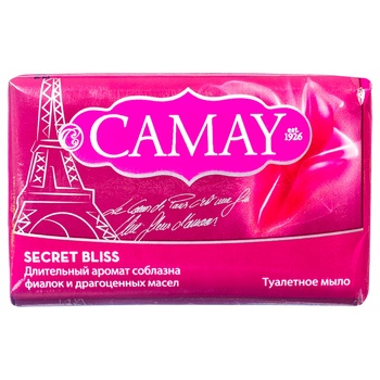 Мыло туалетное Camay Тайное наслаждение 85г - купить, цены на - фото 1