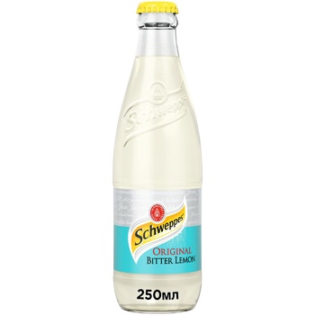 Schweppes Original Bitter Lemon Carbonated Beverage 250ml - buy, prices for METRO - photo 2