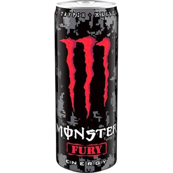 Напій енергетичний Monster Energy Fury безалкогольний 355мл - купити, ціни на МегаМаркет - фото 1