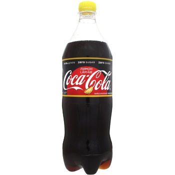 Coca-cola Zero Lemon carbonated beverage 1000ml - buy, prices for MegaMarket - photo 1