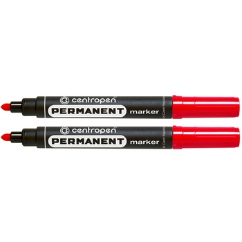 Centropen Permanent Round Red Marker 2.5mm - buy, prices for METRO - photo 2