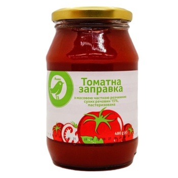 Томатна заправка Ашан 15% 480г