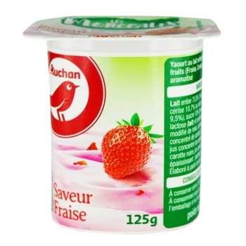 Auchan Berry Yogurt with Berry Pieces 125g - buy, prices for - photo 4