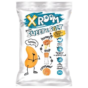 Druzhkivka Xroom Sweet & Salt Peanut in Camel with Salt and Honey 80g - buy, prices for MegaMarket - photo 3