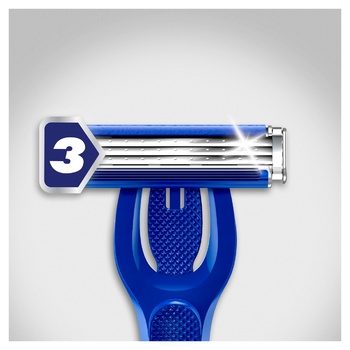 Бритва Gillette Blue3 Hybrid с 8 сменными касетами - купить, цены на - фото 7