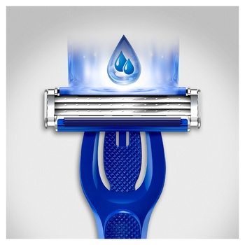 Бритва Gillette Blue3 Hybrid с 8 сменными касетами - купить, цены на - фото 5