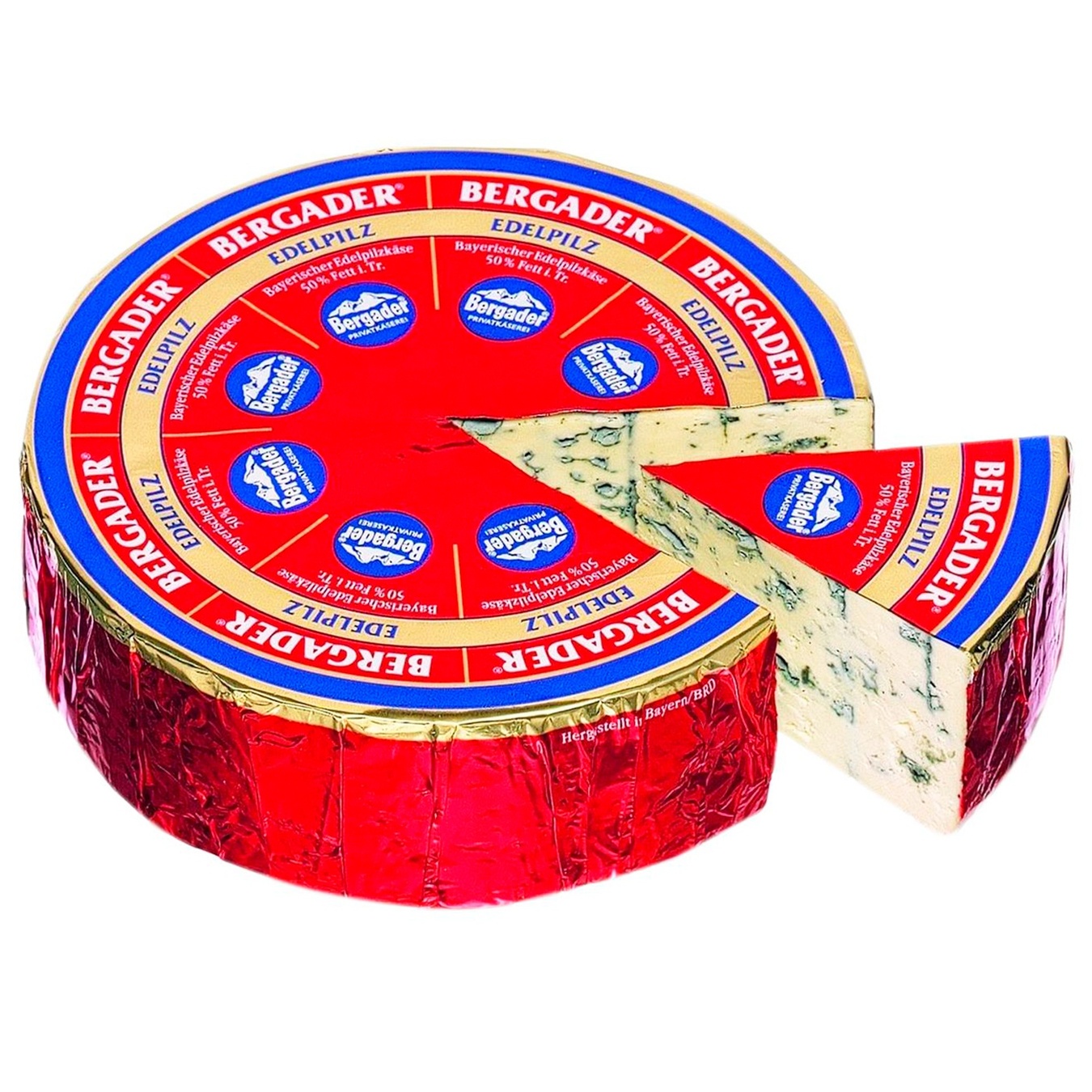 

Сыр Bergader Edelpilz с плесенью 50%