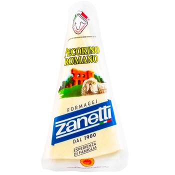 Zanetti Pecorino Romano Hard Cheese 250g - buy, prices for ULTRAMARKET - photo 1