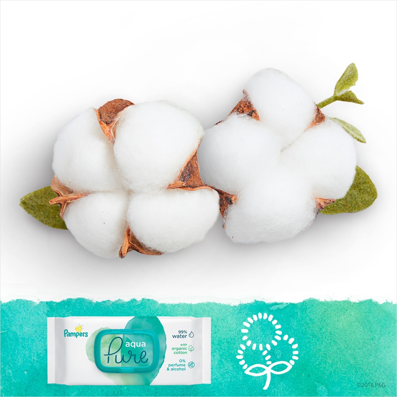 

Cалфетки Pampers Aqua Pure 48шт