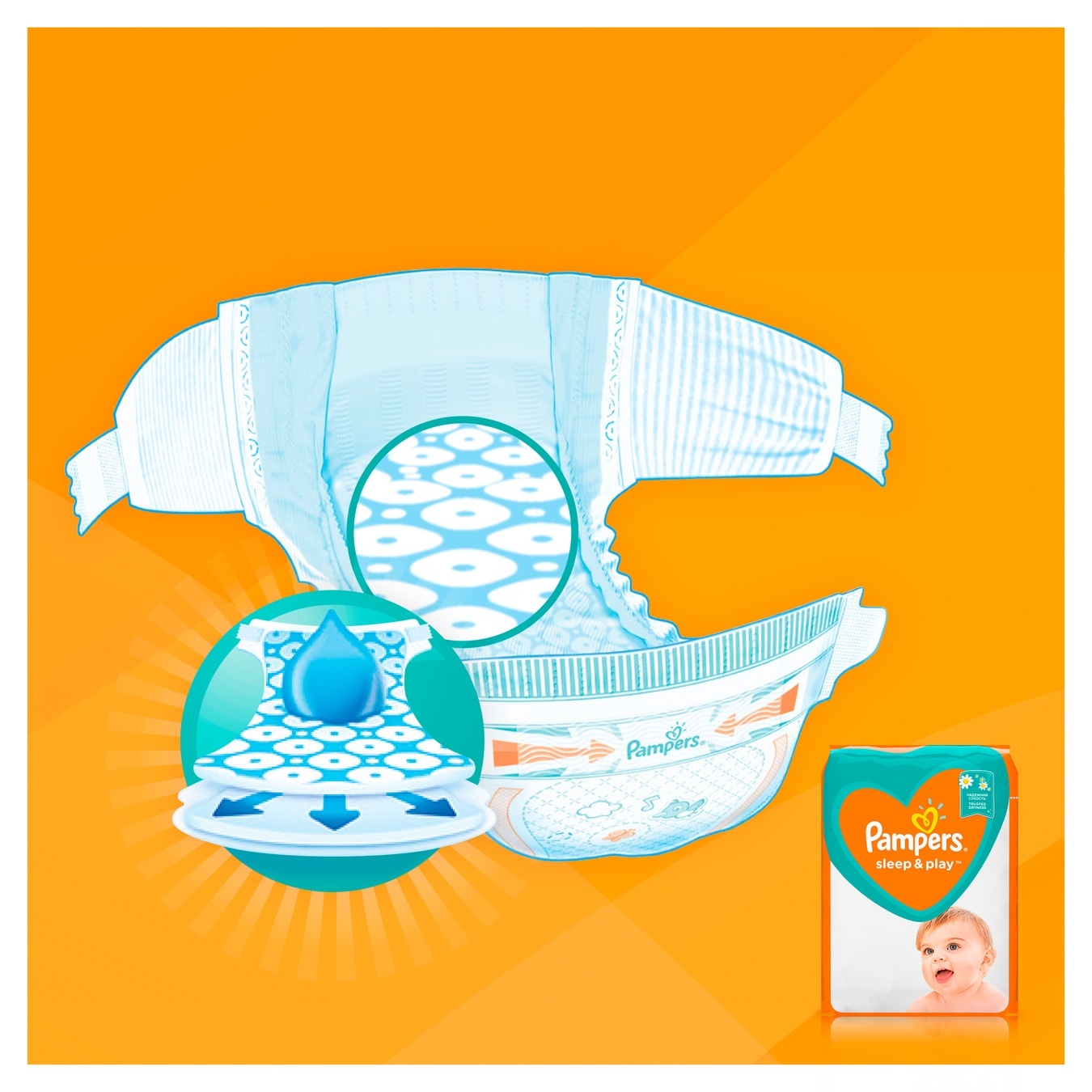 

Подгузники Pampers Sleep & Play 4 Maxi 9-14кг 50шт