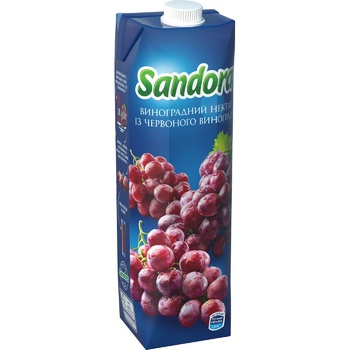 Sandora Red Grapes Nectar 0.95l - buy, prices for MegaMarket - photo 1