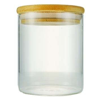 Stenson Glass Jar with Bamboo Cover 0.3l R29782 - buy, prices for Auchan - photo 1