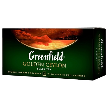 Чай черный Greenfield Golden Ceylon 25шт 2г - купить, цены на NOVUS - фото 4