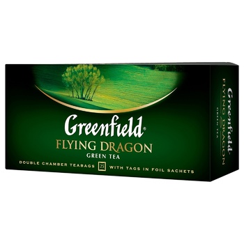 Greenfield Flying Dragon Green Tea 25pcs 2g - buy, prices for Auchan - photo 4