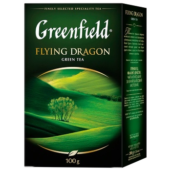 Чай зеленый Greenfield Flying Dragon крупнолистовой 100г - купить, цены на METRO - фото 3