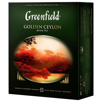 Greenfield Golden Ceylon Black Tea 2g 100pcs - buy, prices for Auchan - photo 3