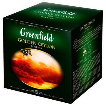 Greenfield Golden Ceylon 120 tea-bags - buy, prices for METRO - photo 1