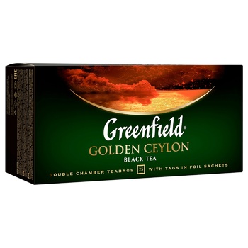 Greenfield Golden Ceylon Black Tea 25pcs 2g - buy, prices for Auchan - photo 5