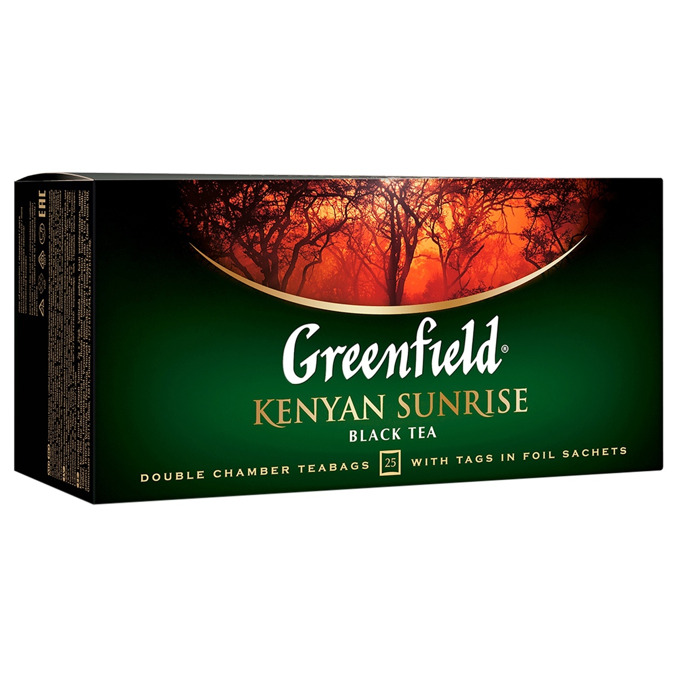 

Чай чорний Greenfield Kenyan Sunrise в пакетиках 2г х 25шт