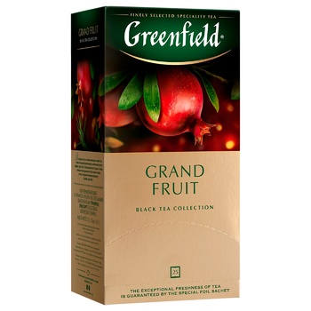 Чай Greenfield Grand Fruit черный 25шт х 1,5г - купить, цены на ЕКО Маркет - фото 2