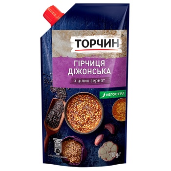 Горчица ТОРЧИН® Дижонская 130г - купить, цены на NOVUS - фото 1