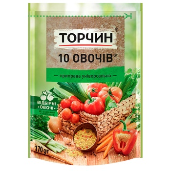 Приправа ТОРЧИН® 10 Овощей универсальная 170г - купить, цены на Auchan - фото 1