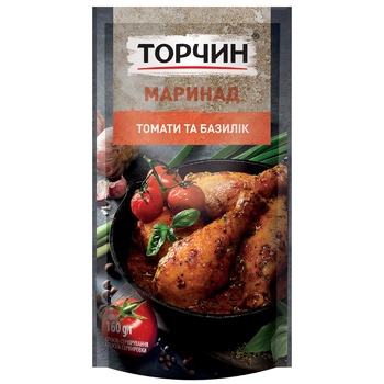 Маринад ТОРЧИН® Томати і базилік 160г - купити, ціни на Auchan - фото 1