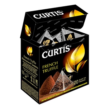 Чай черный Curtis French Truffle в пирамидках 20шт*1,8г - купить, цены на METRO - фото 2