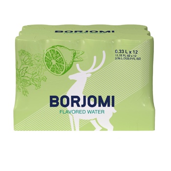 Вода мінеральна Borjomi Flavored Water лайм-коріандр сильногазована 0,33л - купити, ціни на Чудо Маркет - фото 4