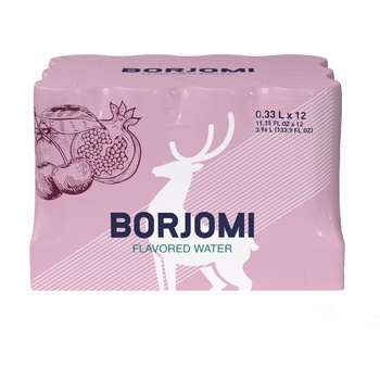 Borjomi Mineral Carbonated Water with Cherry-Pomegranate Flavor 0.33l - buy, prices for METRO - photo 3