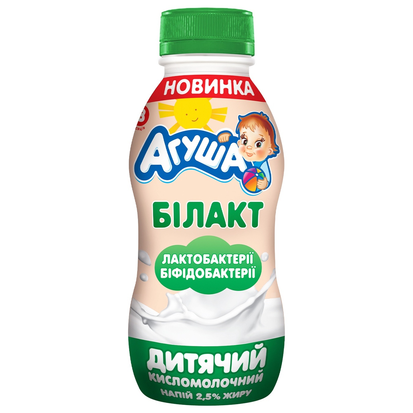 

Напиток кисломолочный Агуша Билакт 2,5% 200г