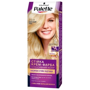 Крем-краска Palette Интенсивный цвет 10-0 Экстра светлый блонд