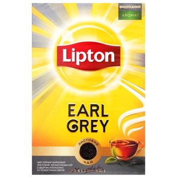 Чай чорний Lipton Earl Grey з цедрою апельсина та пелюстками квітів 80г - купити, ціни на NOVUS - фото 2