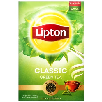 Чай зелений Lipton Classic 80г - купити, ціни на NOVUS - фото 2