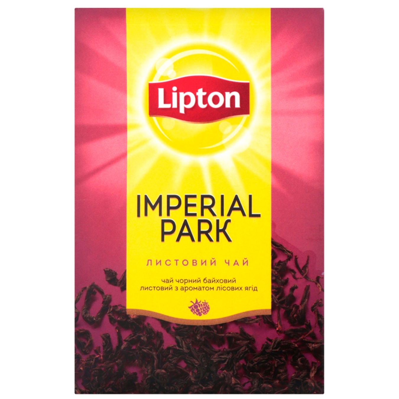 

Чай черный Lipton Imperial Park байховый листовой с аромат лесных ягод 80г
