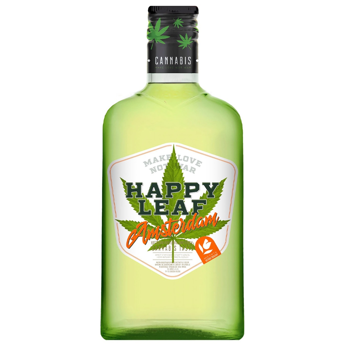 

Настойка конопляная Happy Leaf Amsterdam 40% 250мл