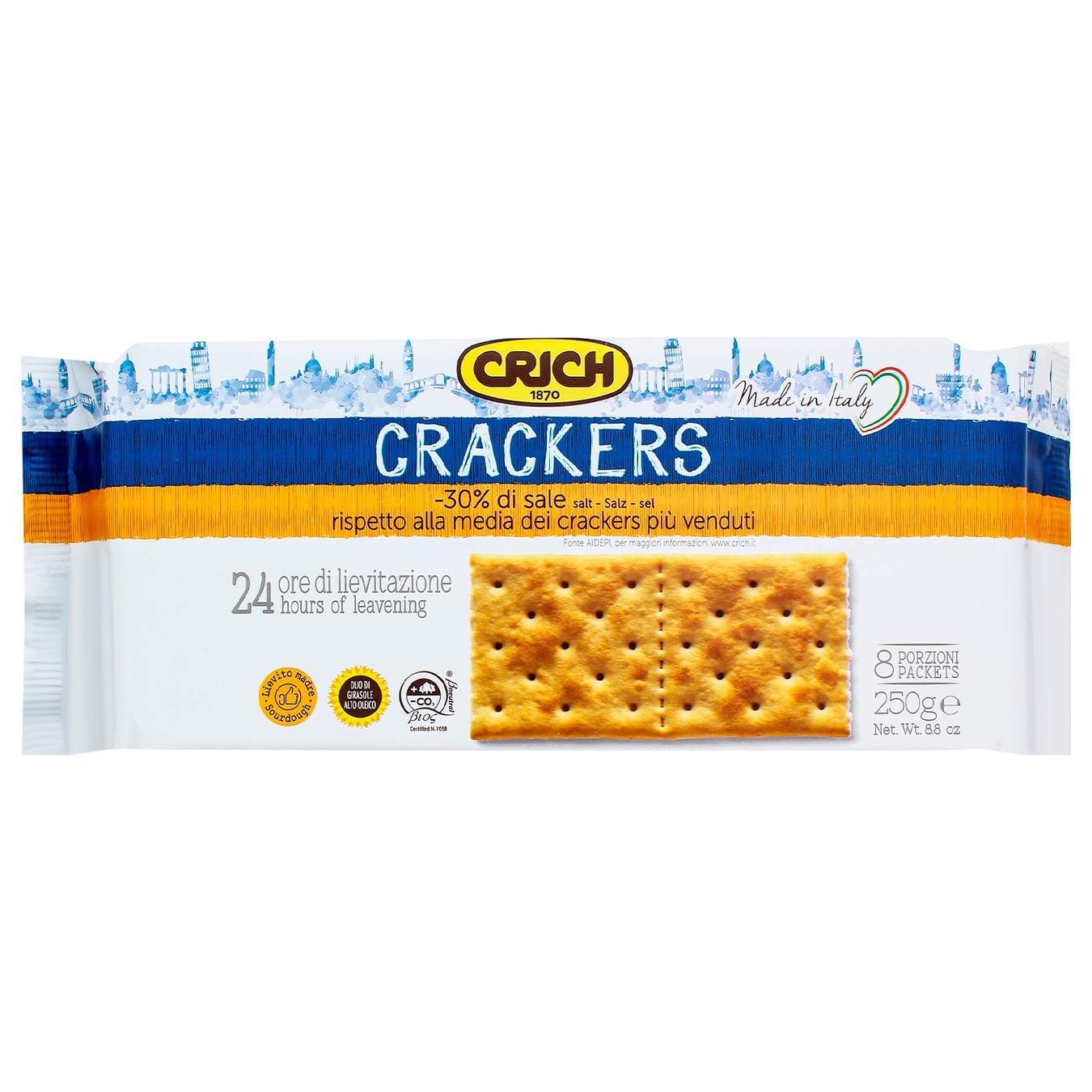 

Печенье Crich Crackers несоленый 250г