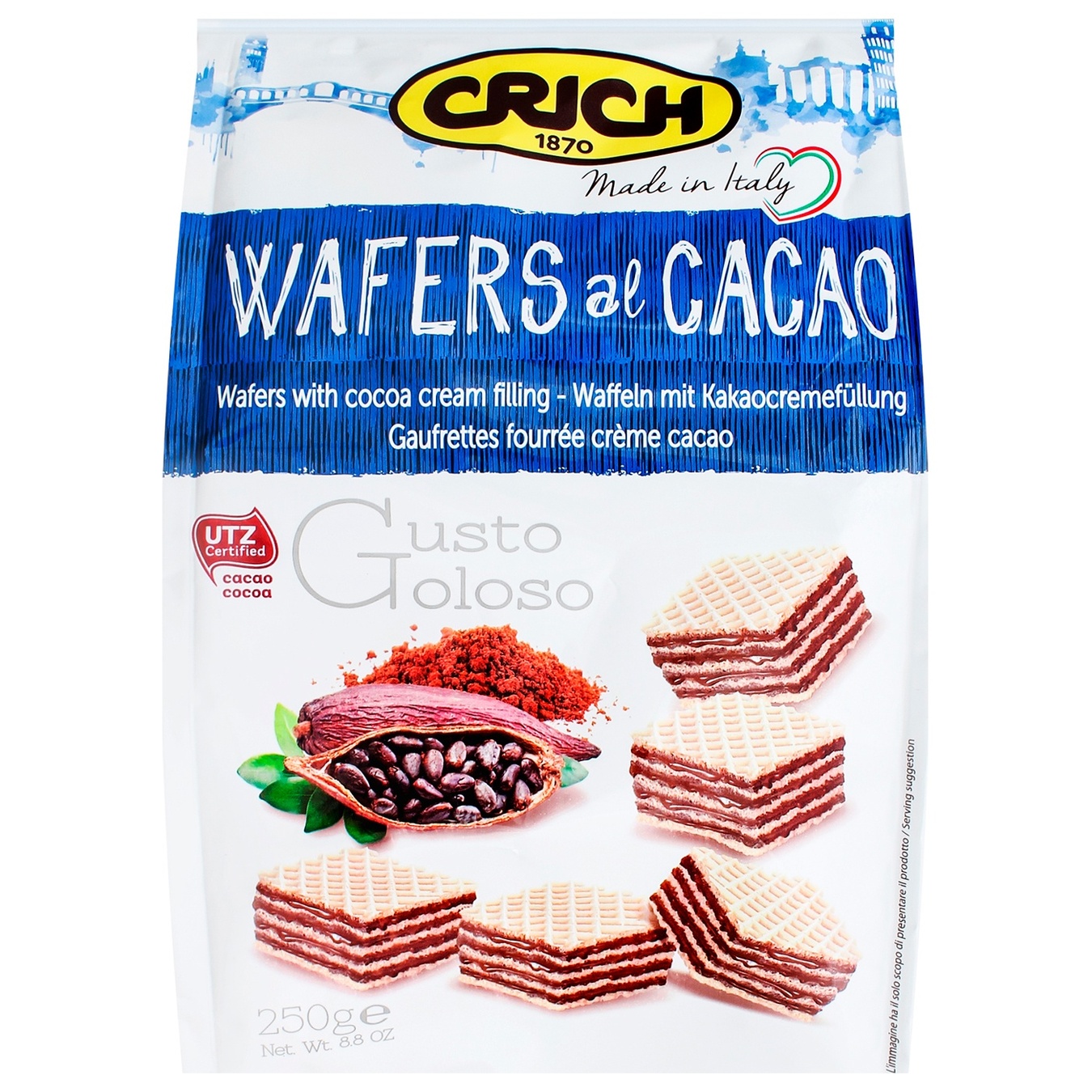 

Вафли Crich Какао 250г
