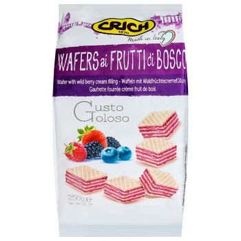 Crich Waffles with Wild Berry 250g - buy, prices for Vostorg - photo 1