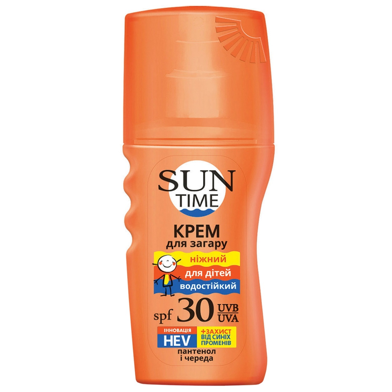 

Крем для загара Sun Time для детей SPF-30 150мл
