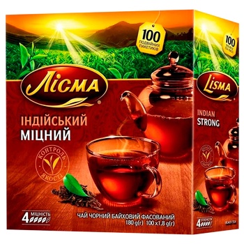 Lisma Indian Strongg black tea 100*1.8g - buy, prices for - photo 1