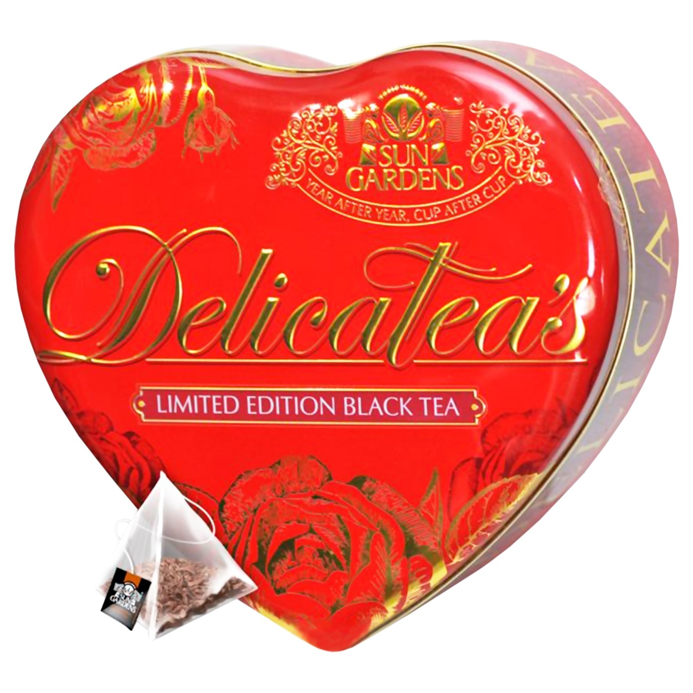 

Чай черный Sun Gardens DelicaTeas сердце 80шт 160г