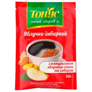 Zolote Zerno Tonus Apple Ginger Drink 50g - buy, prices for NOVUS - photo 1