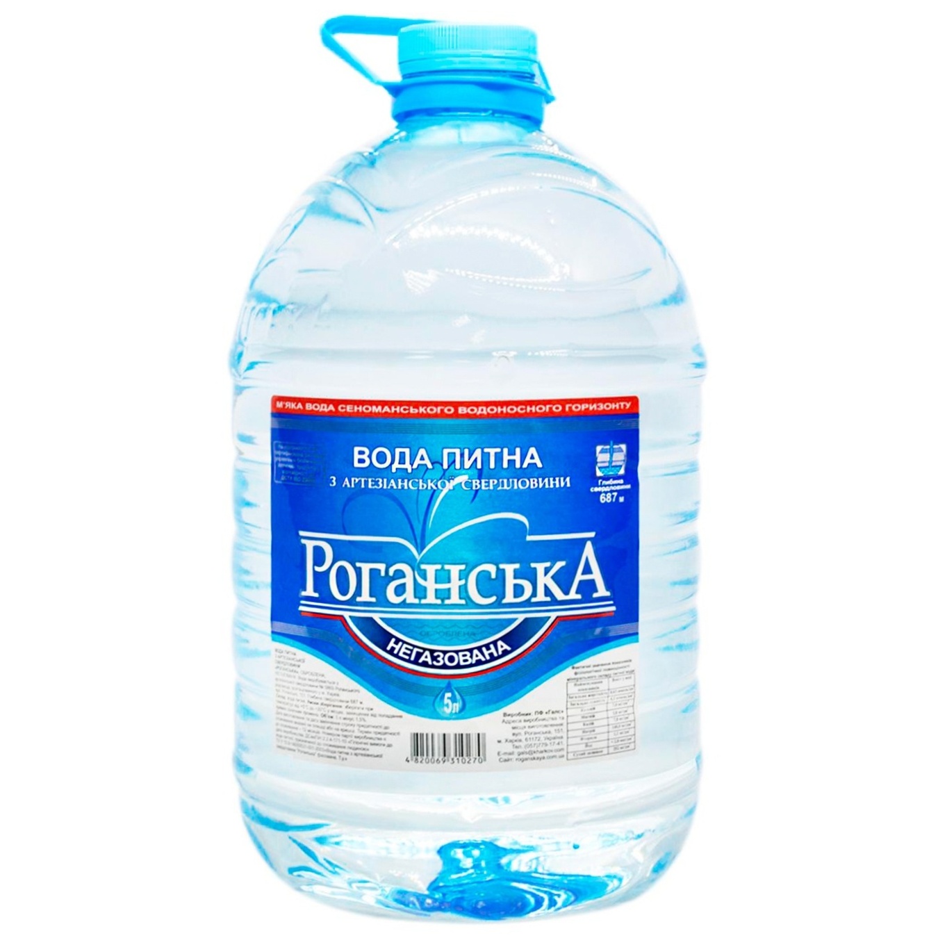 

Вода Роганская негазированная 5л