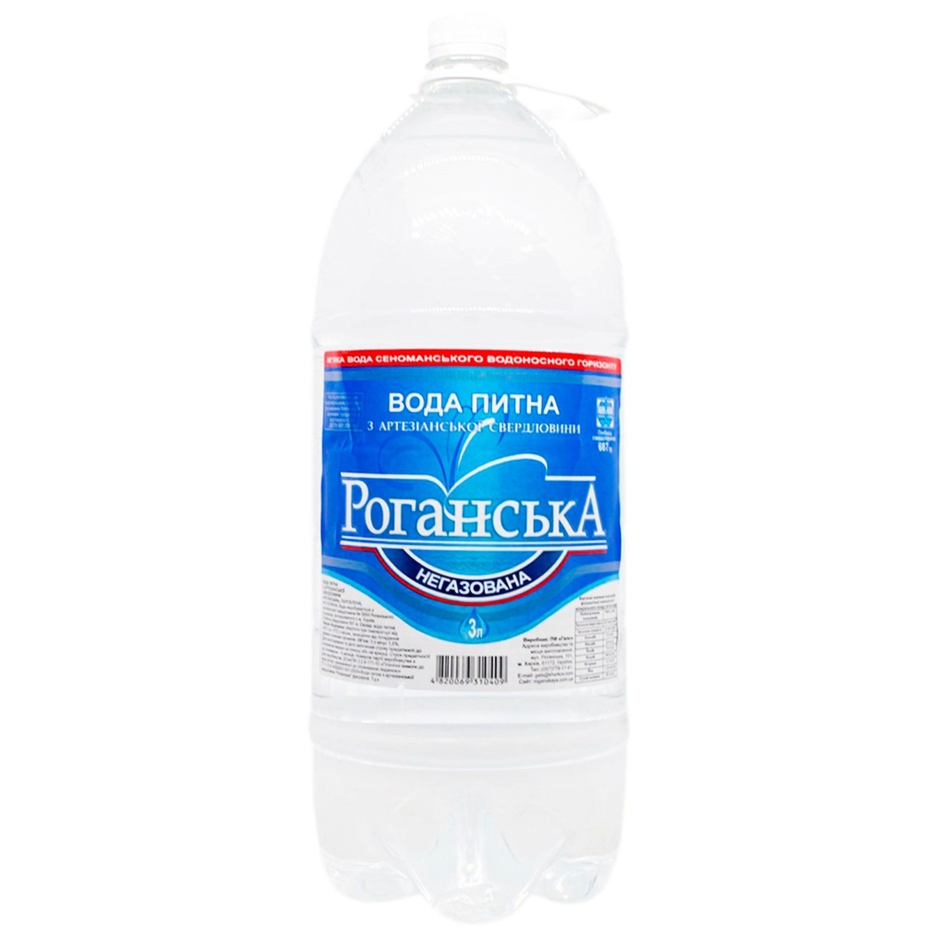 

Вода Роганская негазированная 3л