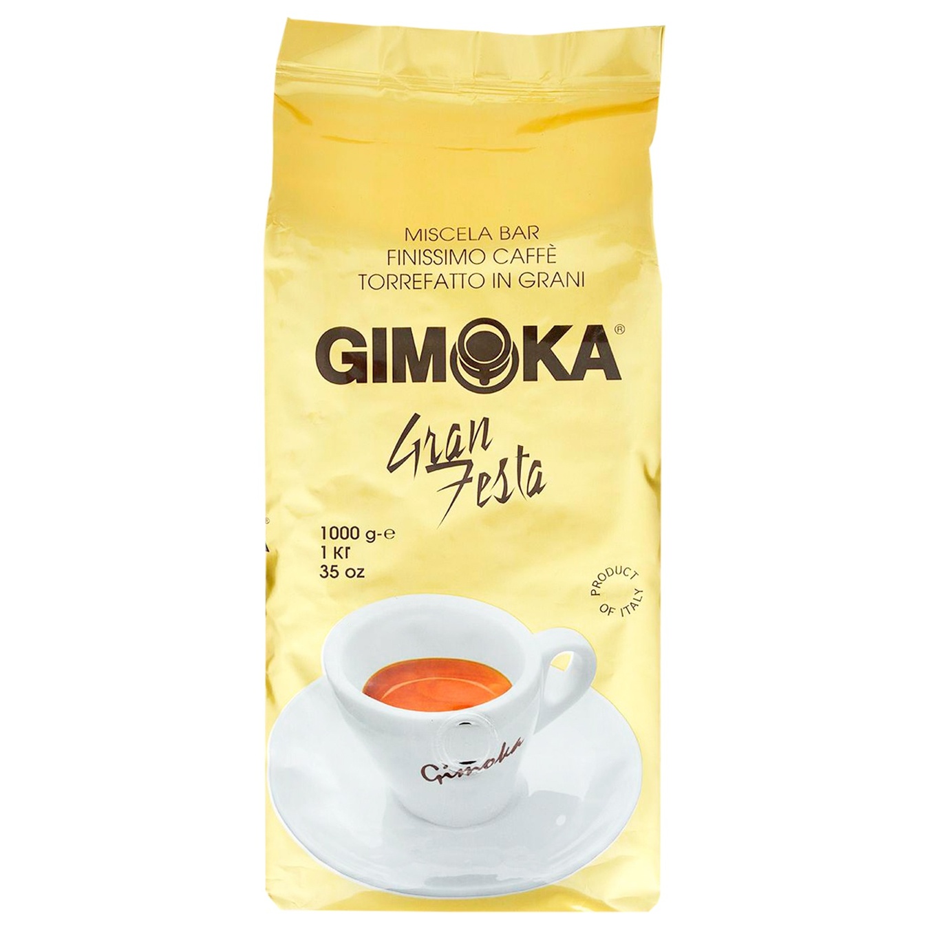 

Кофе Gimoka Gran Festa в зернах 1кг
