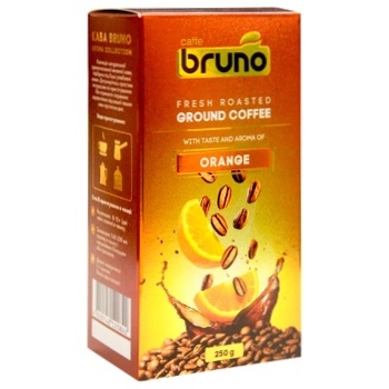 Bruno Orange Flavor Grounded Coffee 250g